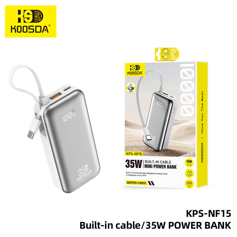 KPS-NF15 35w Mini Power Bank 10000mAh