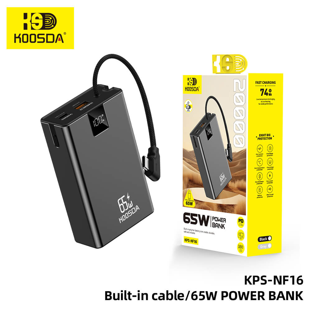 KPS-NF16 65w Power Bank 20000MAh