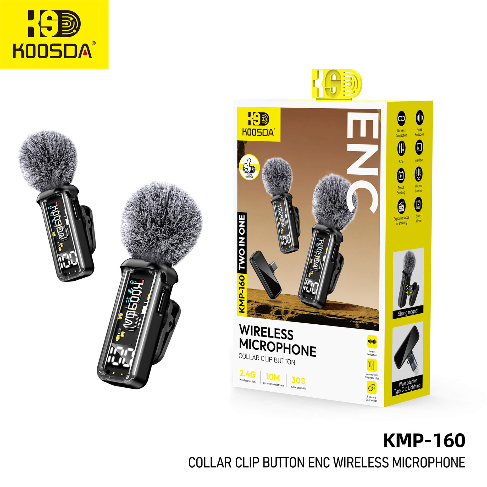 KMP-160 Wireless Lavalier Microphone 