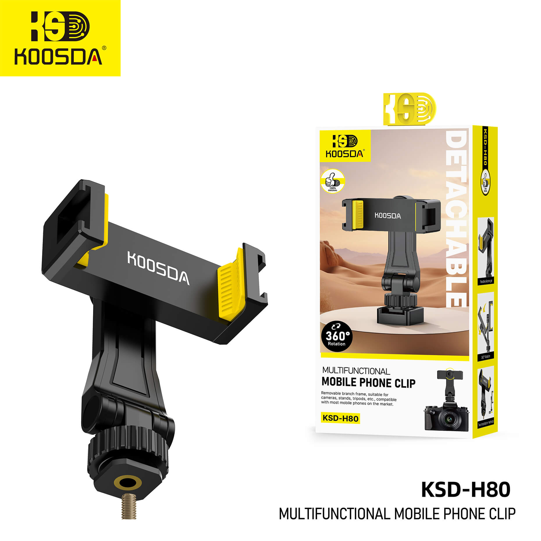 KSD-H80 Multifumctinal Mobile Phone Clip