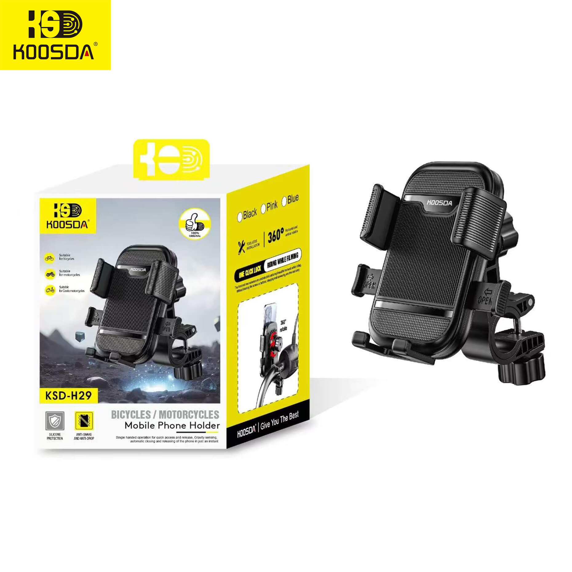 KSD-H29 Phone Holder Bicycle/Motorcycles