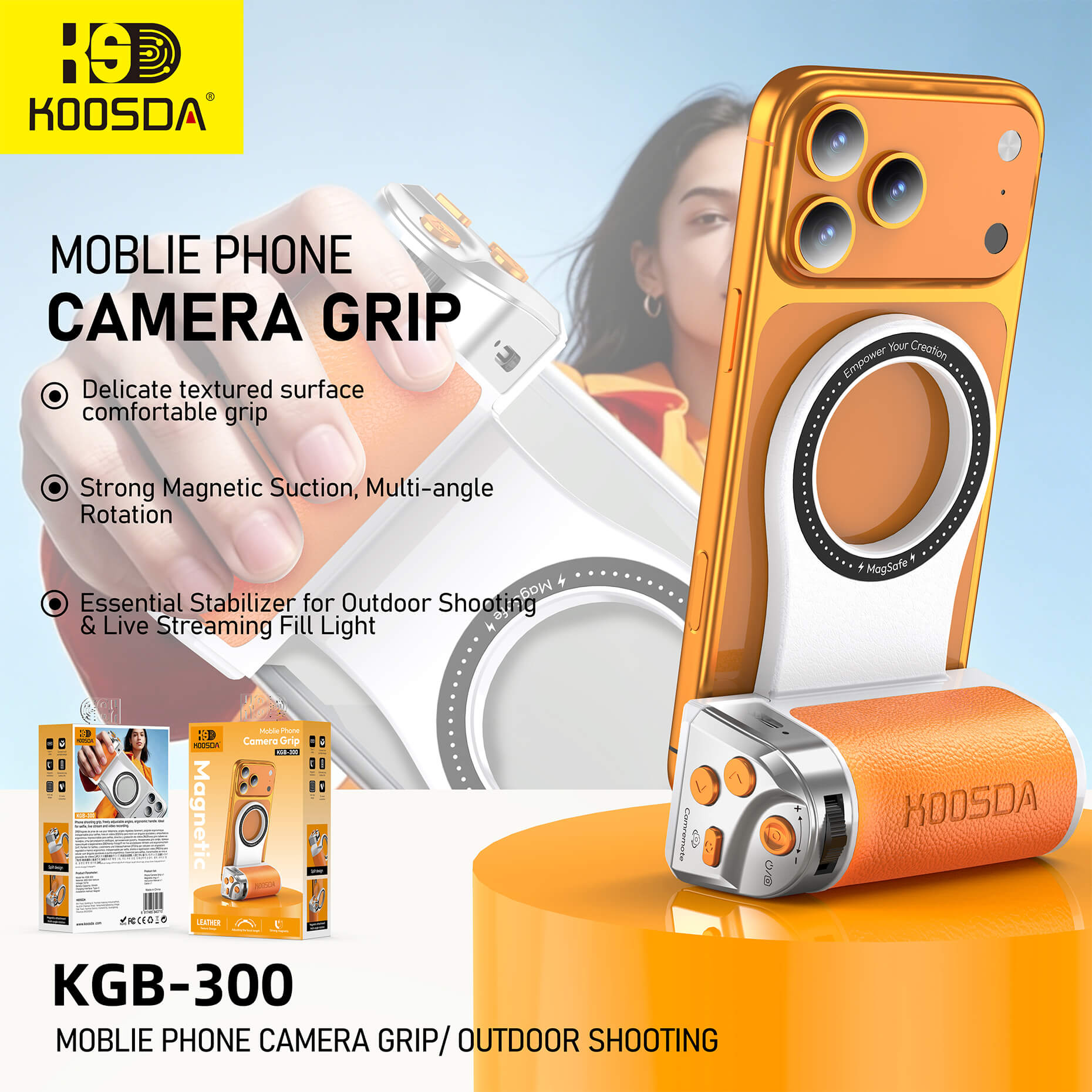 KGB-300 MOBLIEPHONE CAMERAGRIP